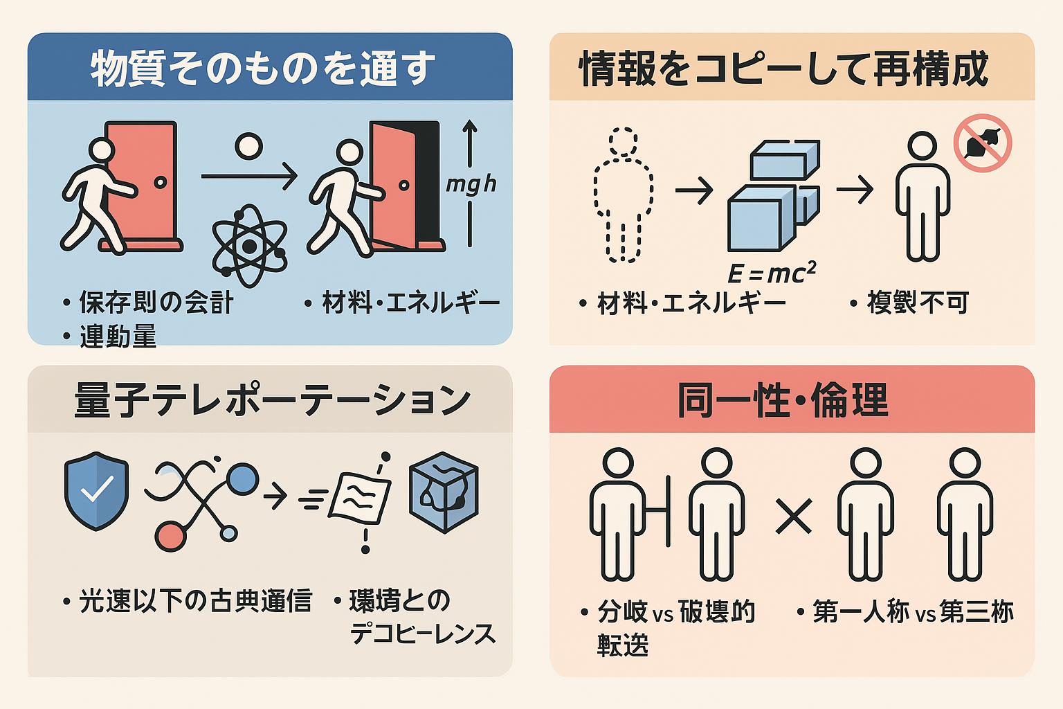 どこでもドアの物理
